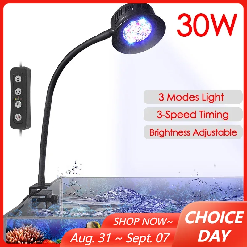 Lámpara LED con Clip para acua - Marine Aquarium Water reseña y precio