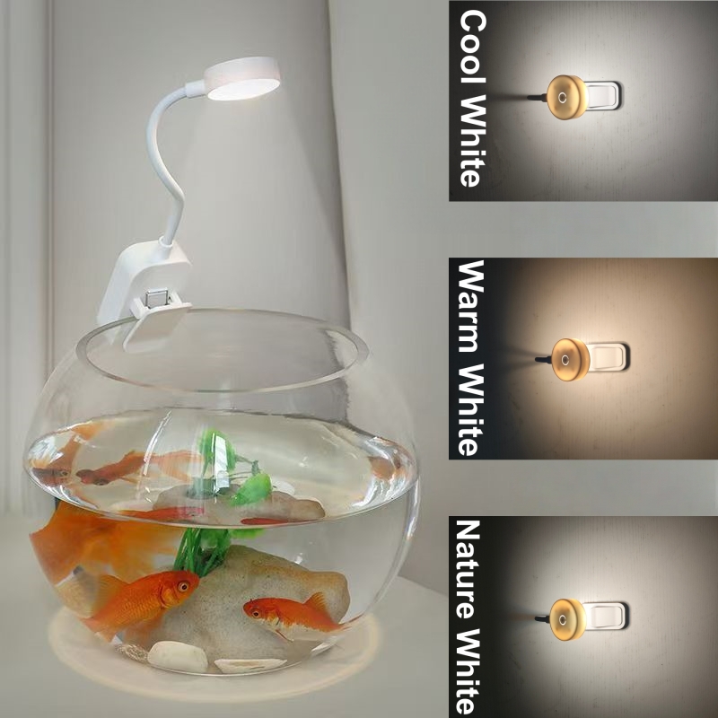 Luz LED para acuario con clip, - Aquarium Marine Lights reseña y precio