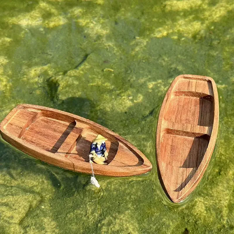 Barco de madera hecho a mano,  - Aquarium Marina reseña y precio