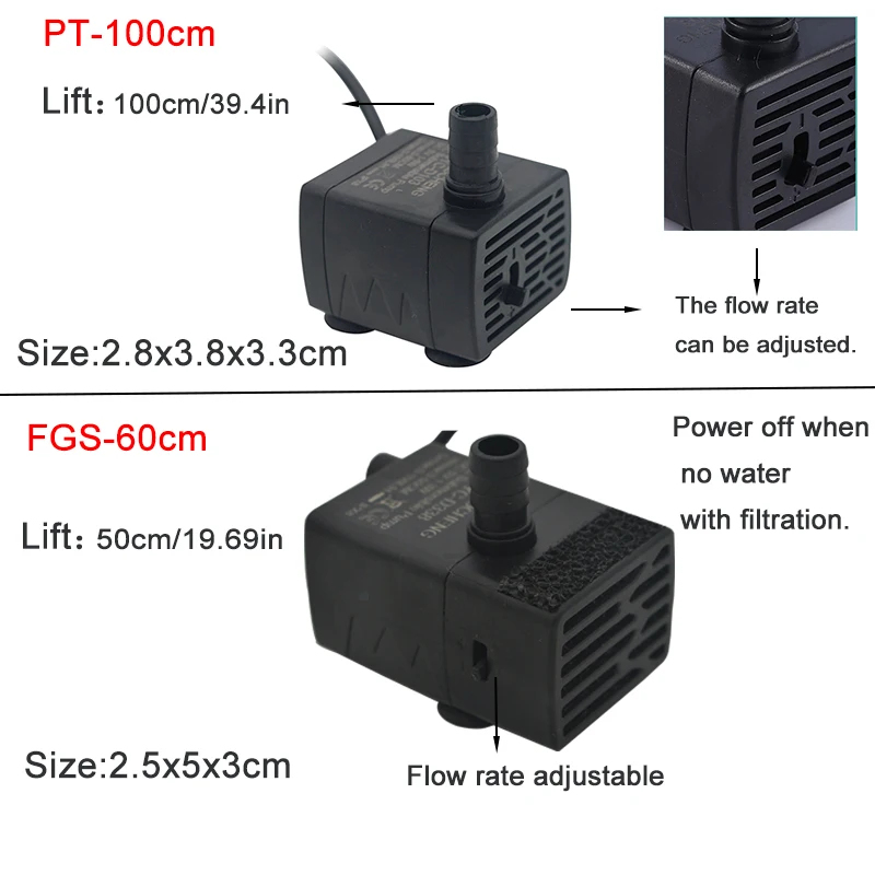 Bomba de Agua Sumergible USB p - Marine Aquarium Water reseña y precio