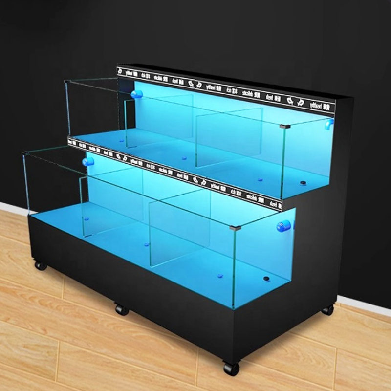 Acuario de acrílico grande per - Marine Aquarium Live reseña y precio